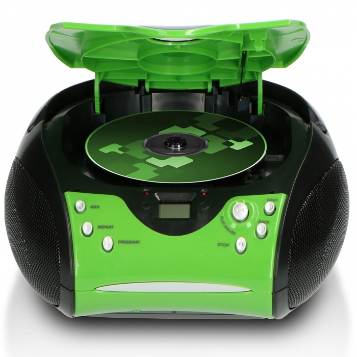 Φορητό Ηχοσύστημα Με CD Player & Ραδιόφωνο Πράσινο